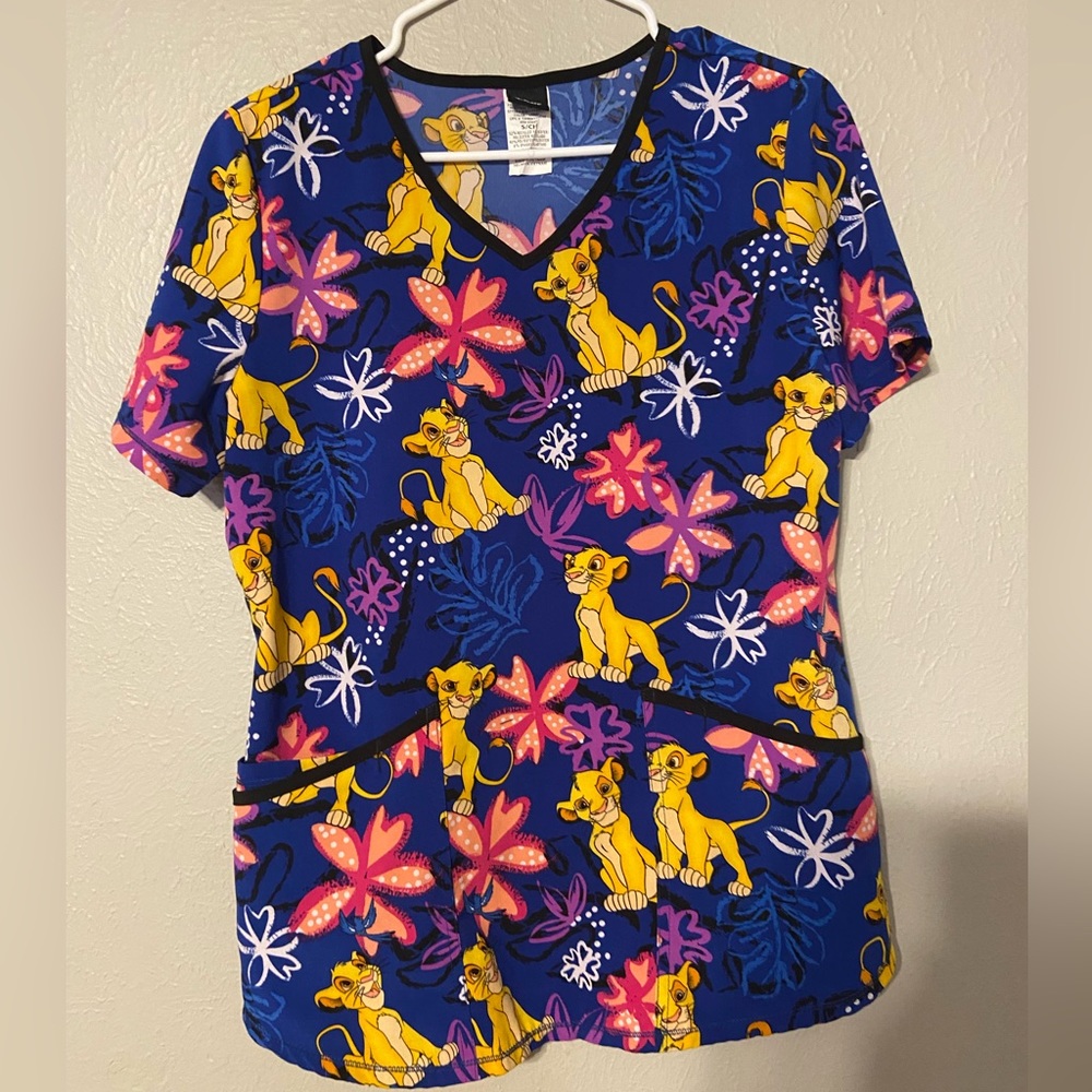 Lion King Scrub Top